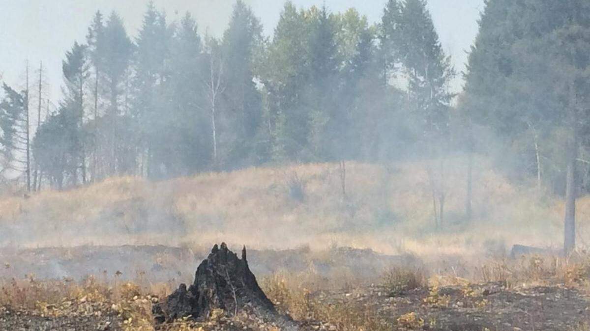 A brush fire in the artillery impact area at Joint Base Lewis-McChord could send smoke into nearby neighborhoods.
