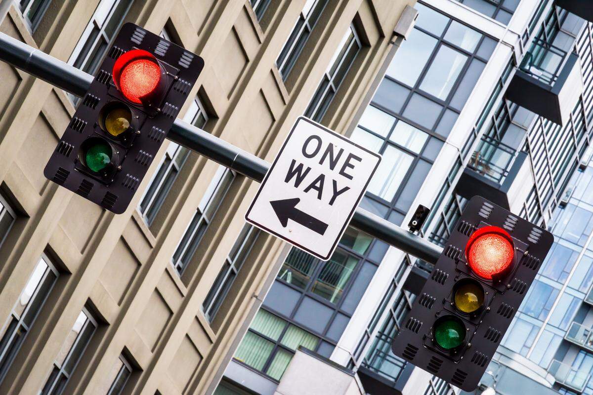Many downtown areas are full of one-way streets. Here’s how to navigate the roads and follow the laws.