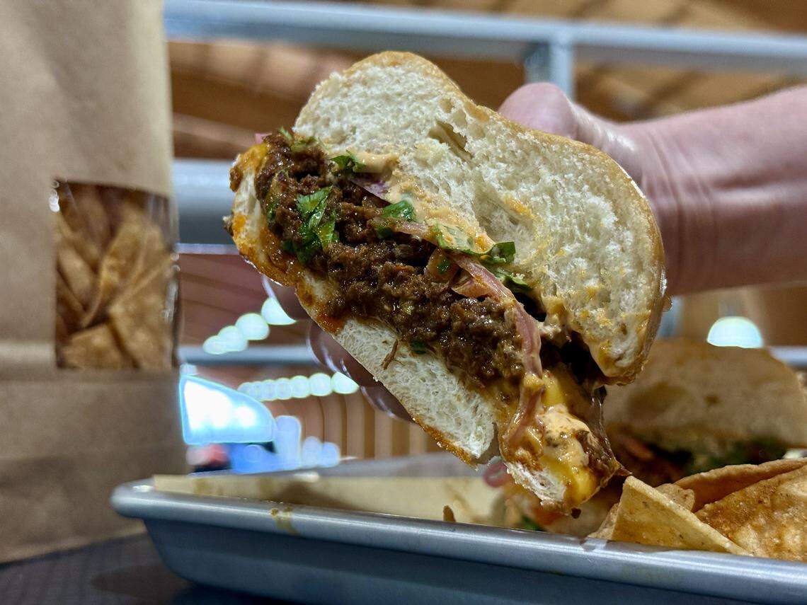 El Koreano at LeMay — America’s Car Museum opened April 23 with a menu of Korean-Mexican fusion food, coffee drinks and pastries. The “Aye Papi” torta blends bulgogi beef with American cheese, chipotle aioli, cilantro and jalapeno on a bolillo roll. All sandwiches and bowls are served with crunchy furikake tortilla chips.