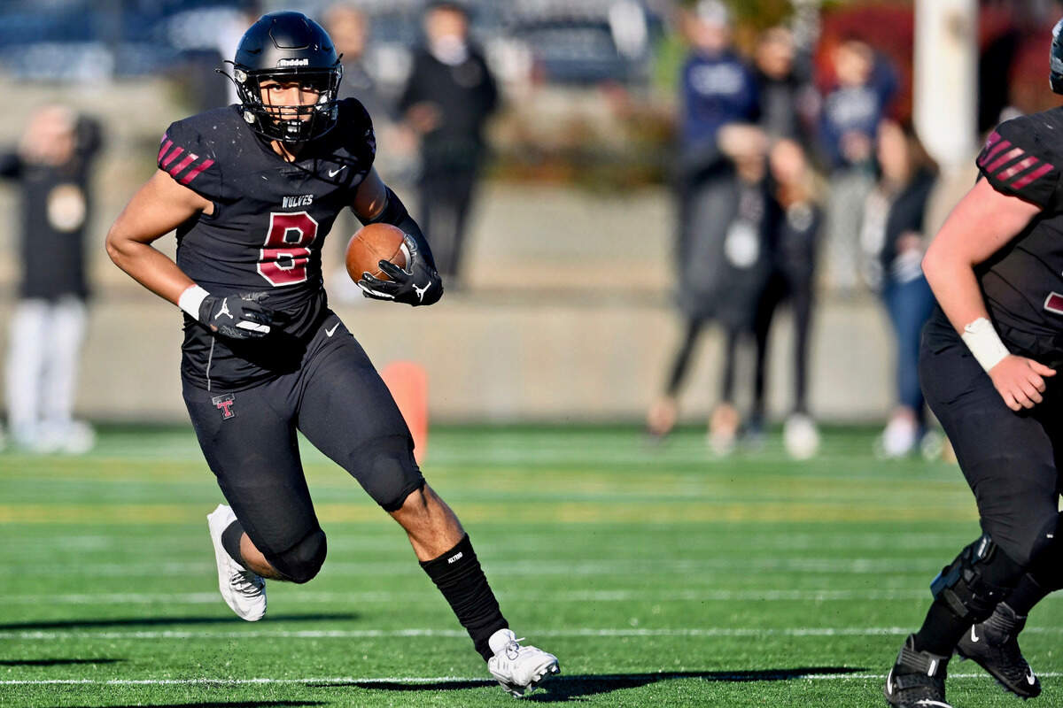 Tualatin High School’s Jayden Fortier (8).