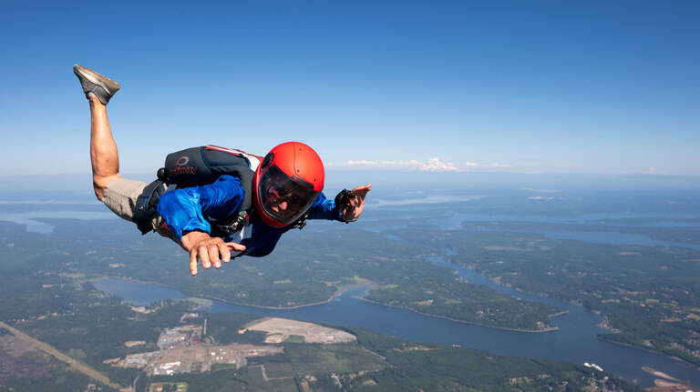 WA grandmother and world-record holder still skydives at 75. She took us along