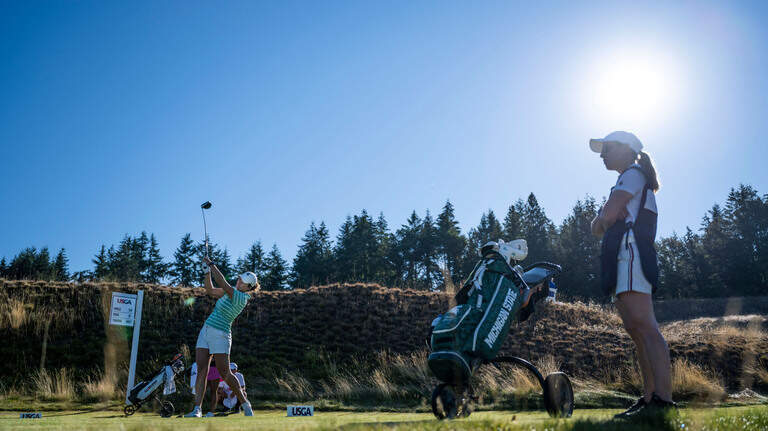 Photos: See golfers take on the course for the first day of the 122nd U.S. Women’s Amateur Championship at Chambers Bay Golf Course