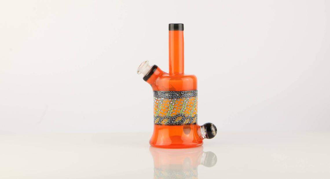 A glass pipe made by Joe Tsoulfas.