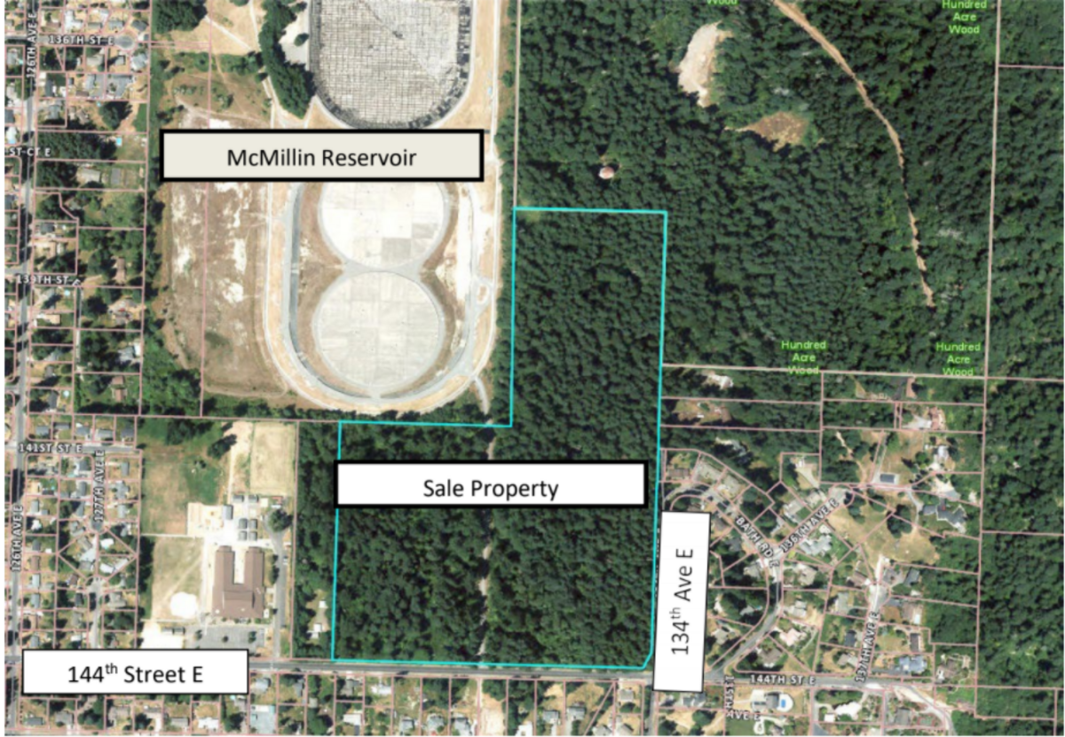 The Puyallup School District is looking to purchase 43 acres in South Hill from Tacoma for a new junior high.