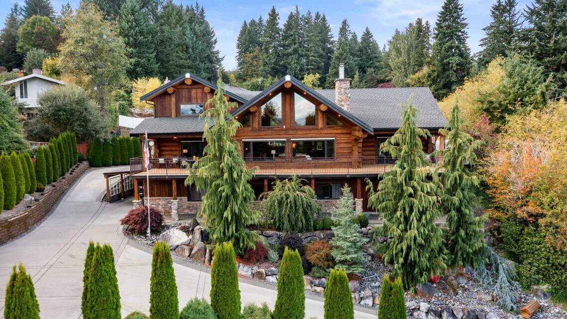 How’s the real estate market in Pierce County? A custom log home sold for more than $1M