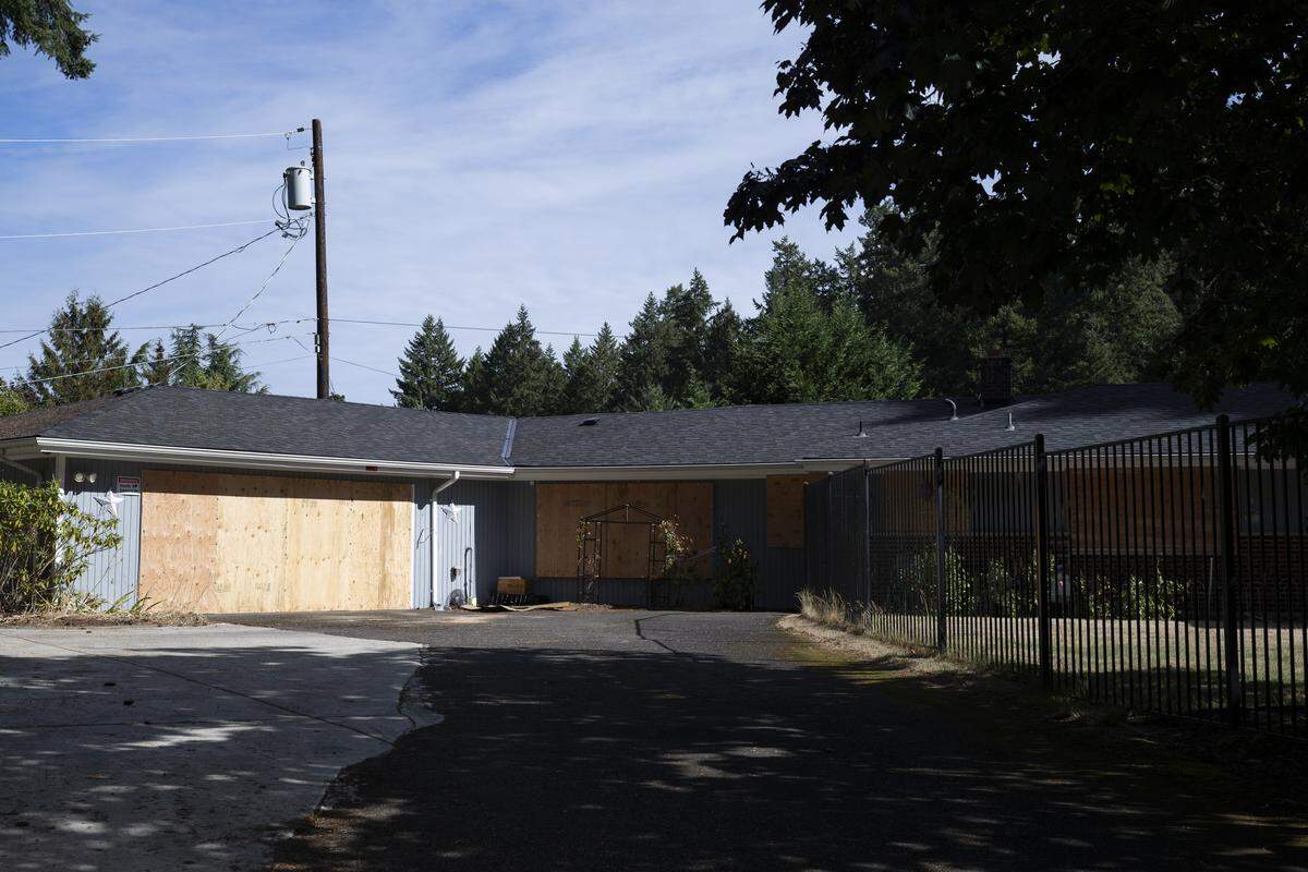 A multi-agency operation served search warrants at four addresses suspected to be connected to an illegal marijuana grow, including this address in Lakewood, on Friday, Sept. 26, 2025.