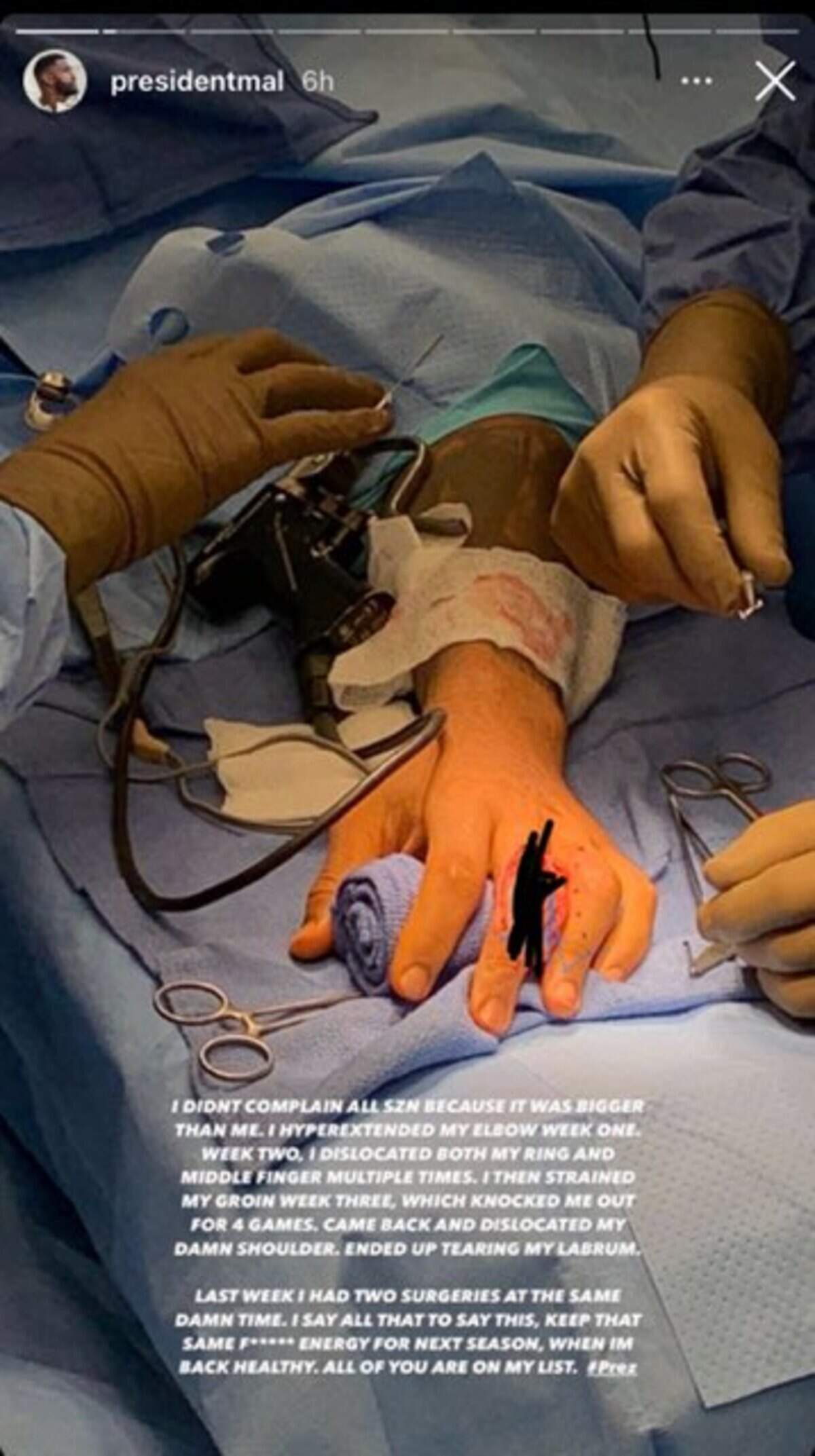 All-Pro safety Jamal Adams posts on Instagram he had “two surgeries at the same damn time” following a Seahawks debut season full of injuries.