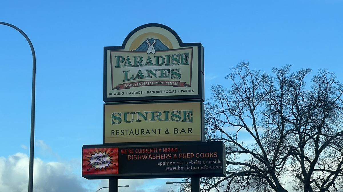 Paradise Lanes Entertainment Center, 12505 Pacific Ave., Tacoma, announced in March that its local owners had agreed to sell the site to Virginia-based Bowlero Corp.