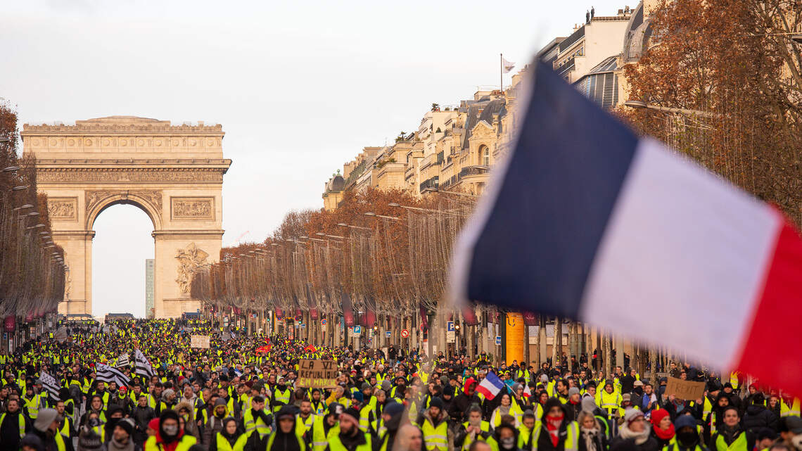 In the U.S., we usually take our protests to the ballot box and not into the streets