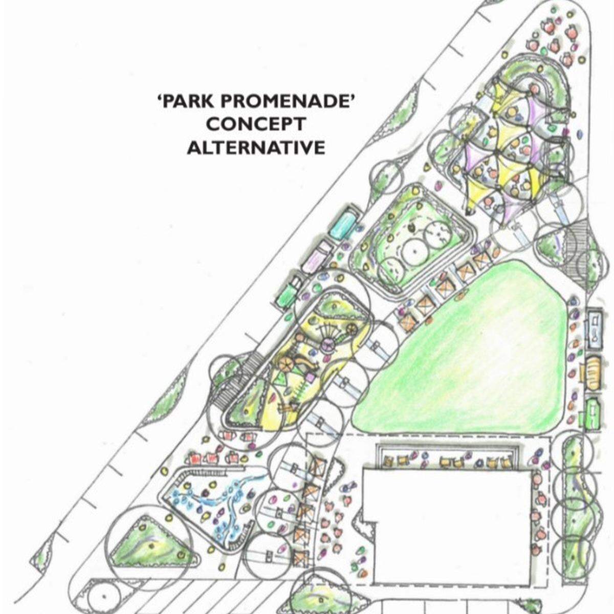 The city of Sumner is asking people to choose between the Park Plaza plan and the Park Promenade plan. Heritage Park at 914 Kincaid Ave. will undergo a makeover in the future.
