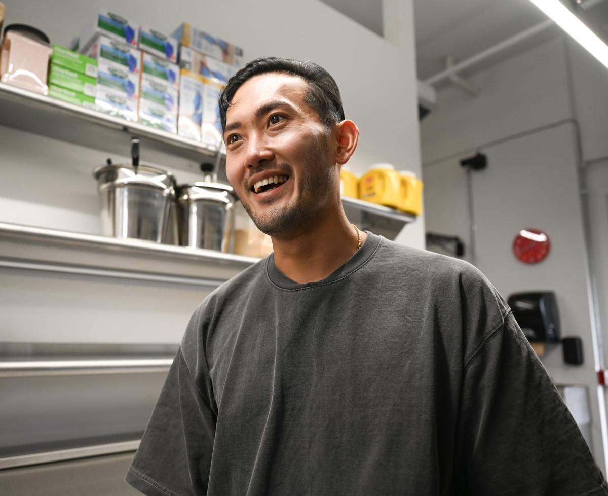 Young La introduced his Burger Seoul food truck to Tacoma in 2015. His first brick-and-mortar restaurant opens Aug. 26 at 1701 Division Ave. “It’s a dream come true, really,” he said as he showed off the new digs.