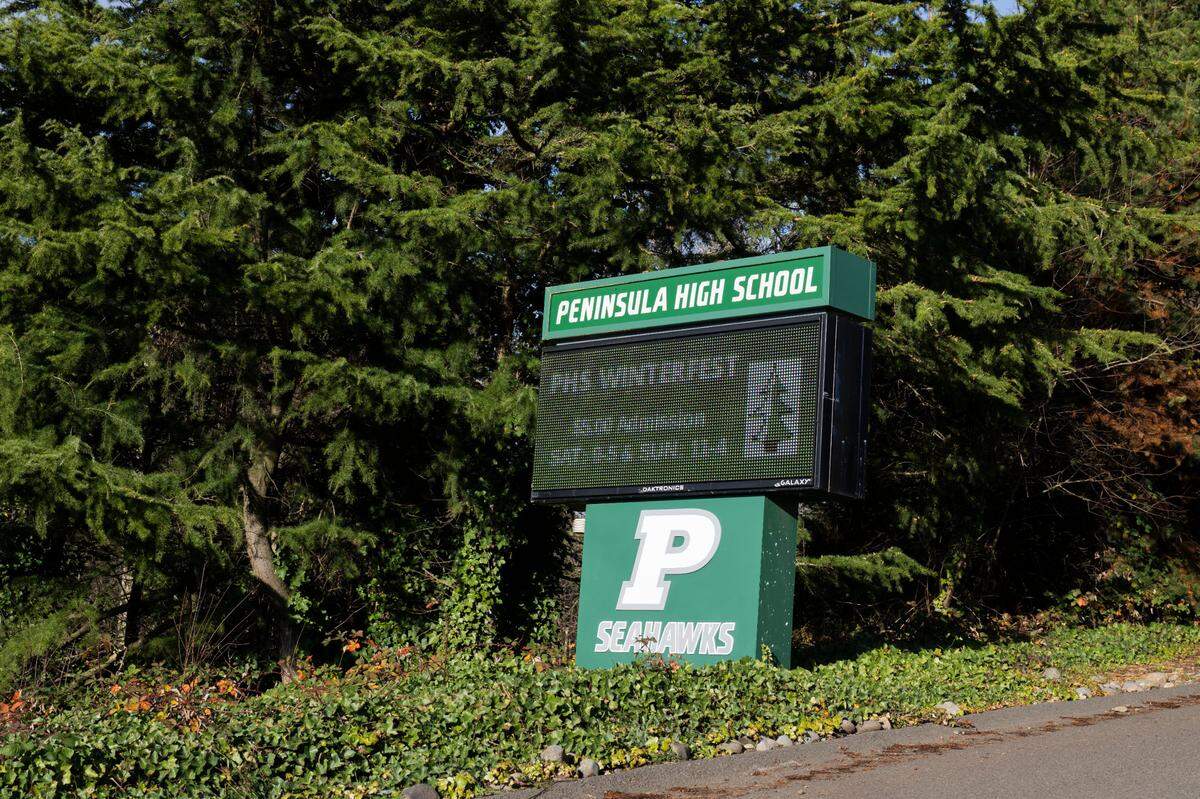 Peninsula High School, on Thursday, Nov. 28, 2024, in Gig Harbor, Wash.