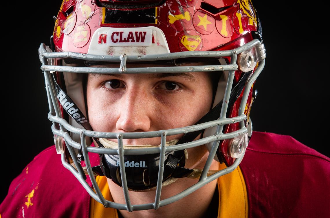 Enumclaw’s Kameron McKee photographed at the Tacoma News Tribune in Tacoma, Wash., on Sunday, Dec. 2, 2018.