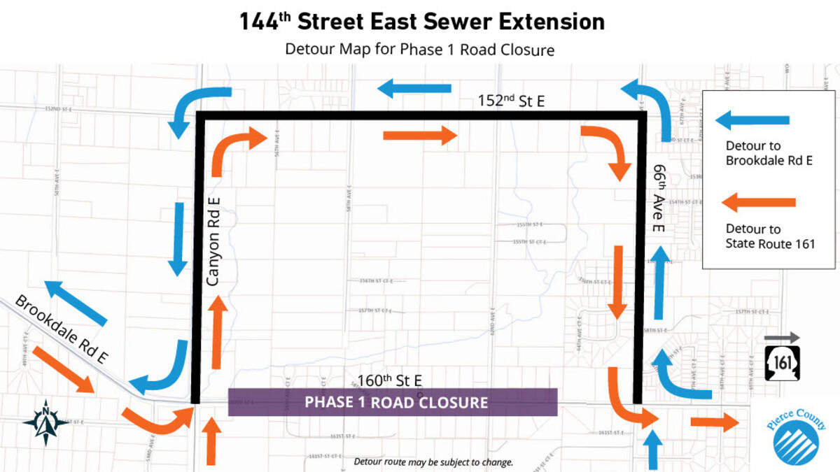 The detour will be in effect beginning June 6.