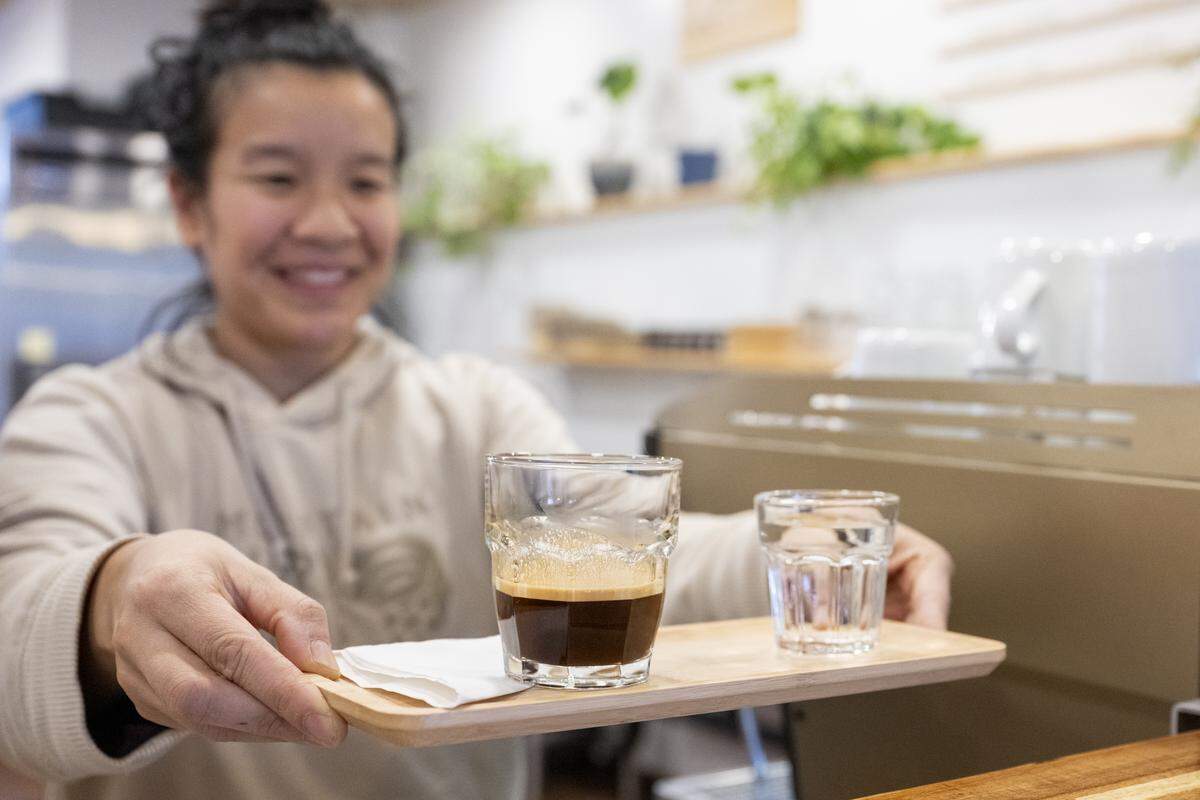 Civic Roasters founder and owner Benita Ki has been roasting coffee since 2018. The first cafe opened in downtown Tacoma in late November.