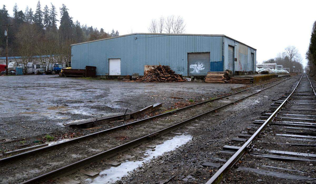 Pierce County surplus property proposed for sale along Pioneer Way near Puyallup, Washington, shown on Tuesday, March 12, 2024.