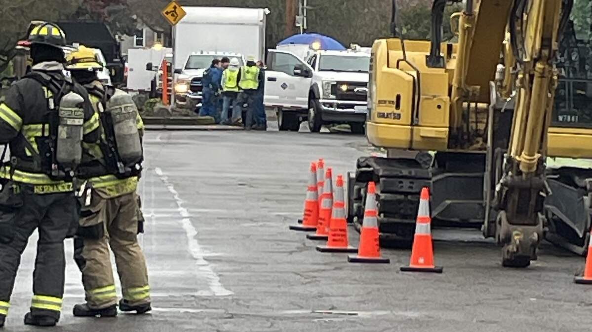 Residents in a Tacoma neighborhood had to shelter-in-place after construction crew hit a gas line.