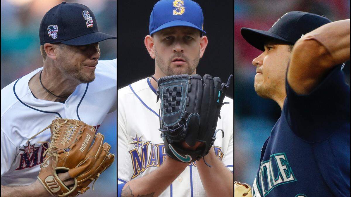 The Mariners starting rotation has been bolstered by their three lefties: Wade LeBlanc, James Paxton and Marco Gonzales. The three have combined to start 53 of the Mariners' 97 games.