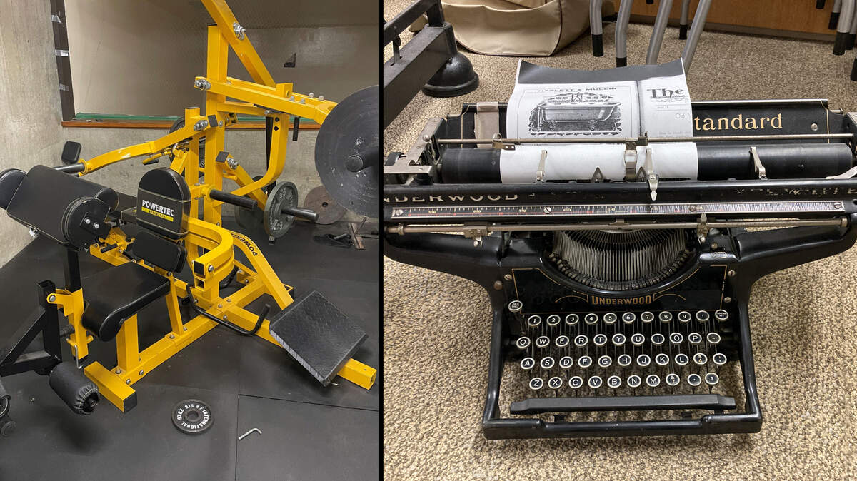 Tacoma sells surplus property to online bidders via a website year round. Everything from office furniture and antique typewriters to workout benches.