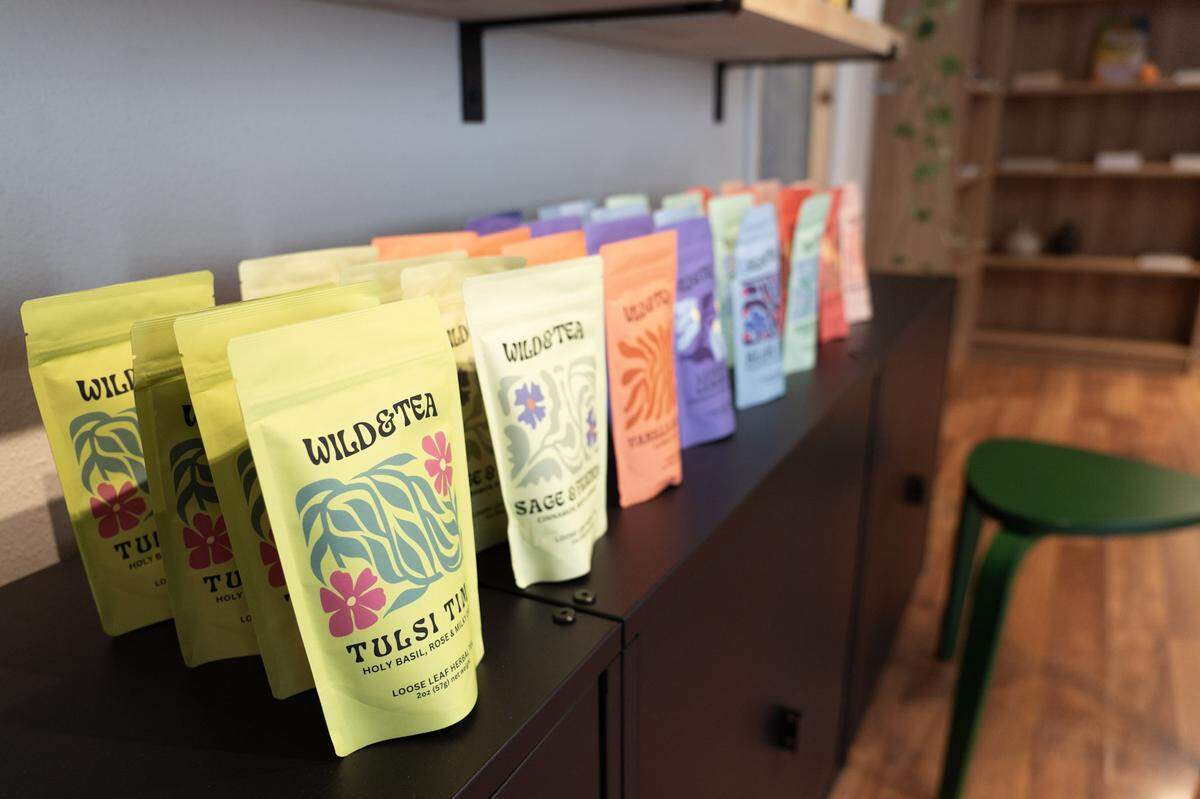 Ritual sells an assortment of herbal teas, in flavors like lavendar lemonade, vanilla rooibos and blue chai.