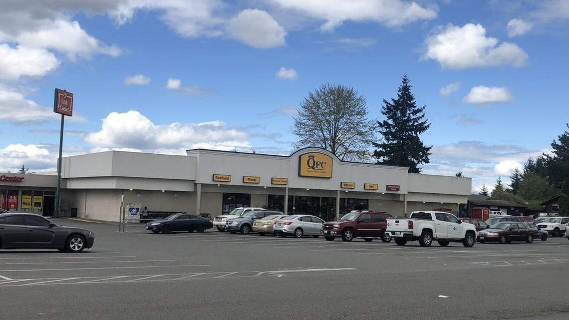 The QFC grocery store at 11104 Pacific Ave. S. in Tacoma is slated to be among the stores sold to C&S Wholesale Grocers, which also would gain the QFC store branding.