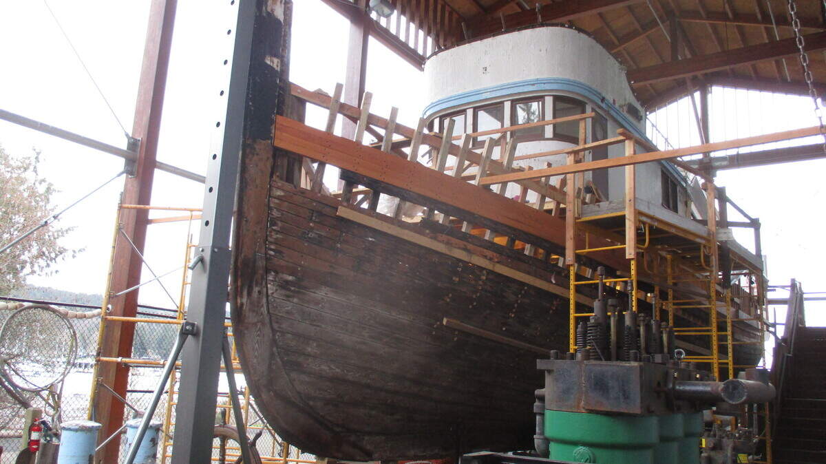  The Shenandoah, a 65-foot purse seiner built in Gig Harbor in 1925, is undergoing restoration at the Harbor History Museum.                       