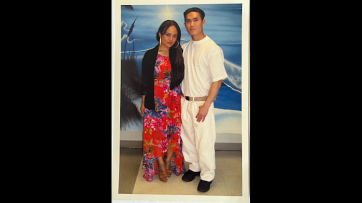 Tuan Phan (right) and Ngoc Phan are shown in a 2009 photo. The two were married that year while Tuan Phan was incarcerated.
