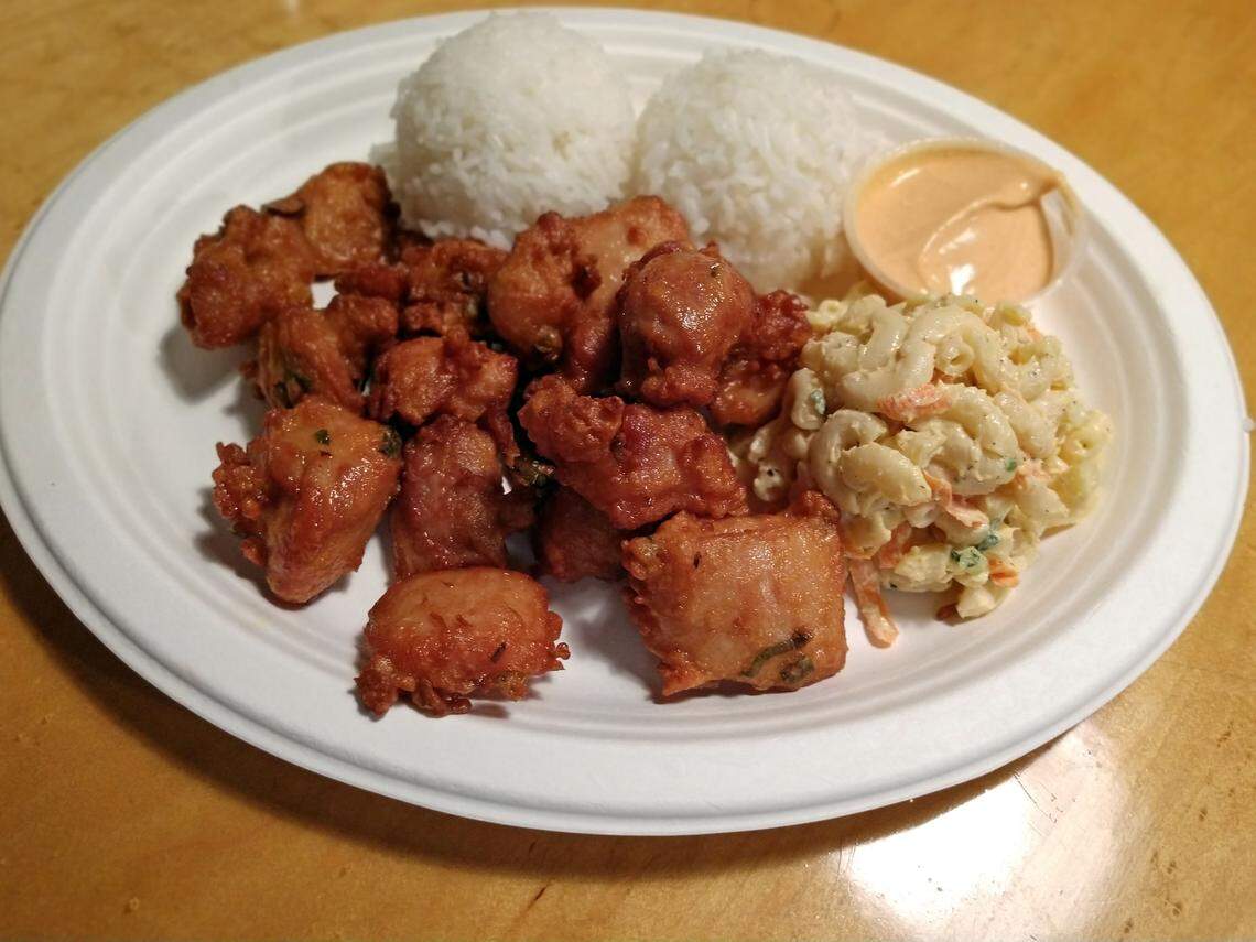 Mochiko chicken from Da Tiki Hut in Tacoma.