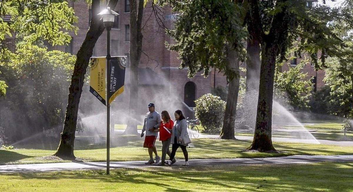 The campus of Pacific Lutheran University.