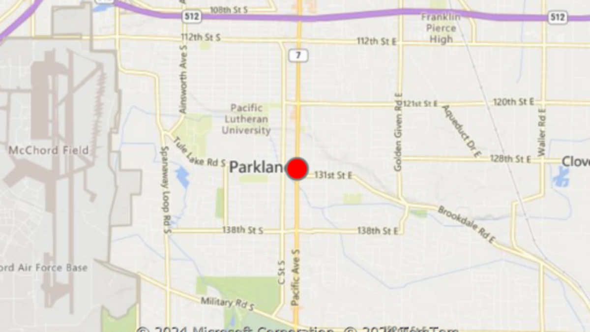 A 39-year-old man who was riding his bicycle in Parkland on Dec. 31, 2024, was struck by a vehicle and later died at Tacoma General Hospital.