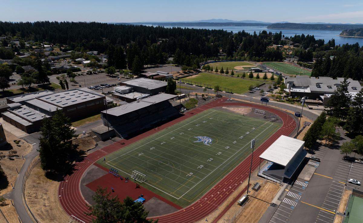 Viking Stadium at Curtis High School on Tuesday, July 8, 2025, in University Place, Wash.