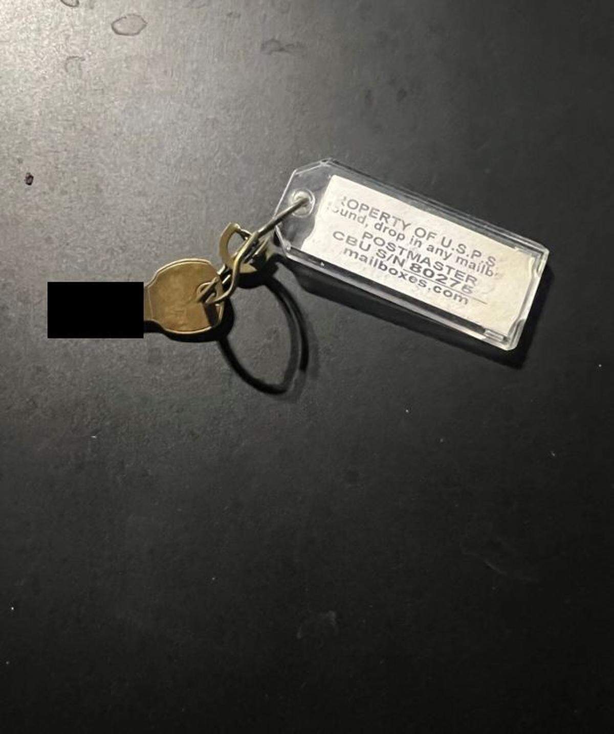 Gig Harbor Police recovered an official United States Postal Service master key used in a string of mail thefts across the city after serving a search warrant on a vehicle Tuesday, Sept. 9, 2025.