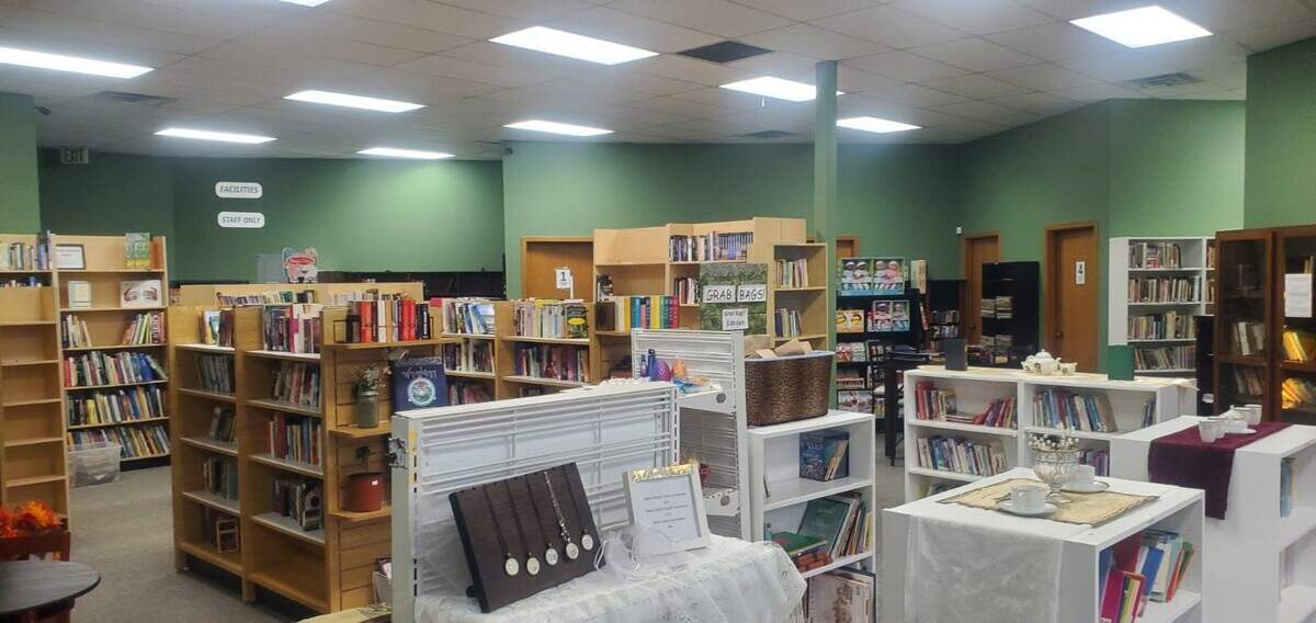The interior of One Less Orphan Bookstore at 1456 Olney Ave. SE, Suite 105 in Port Orchard, Wash.