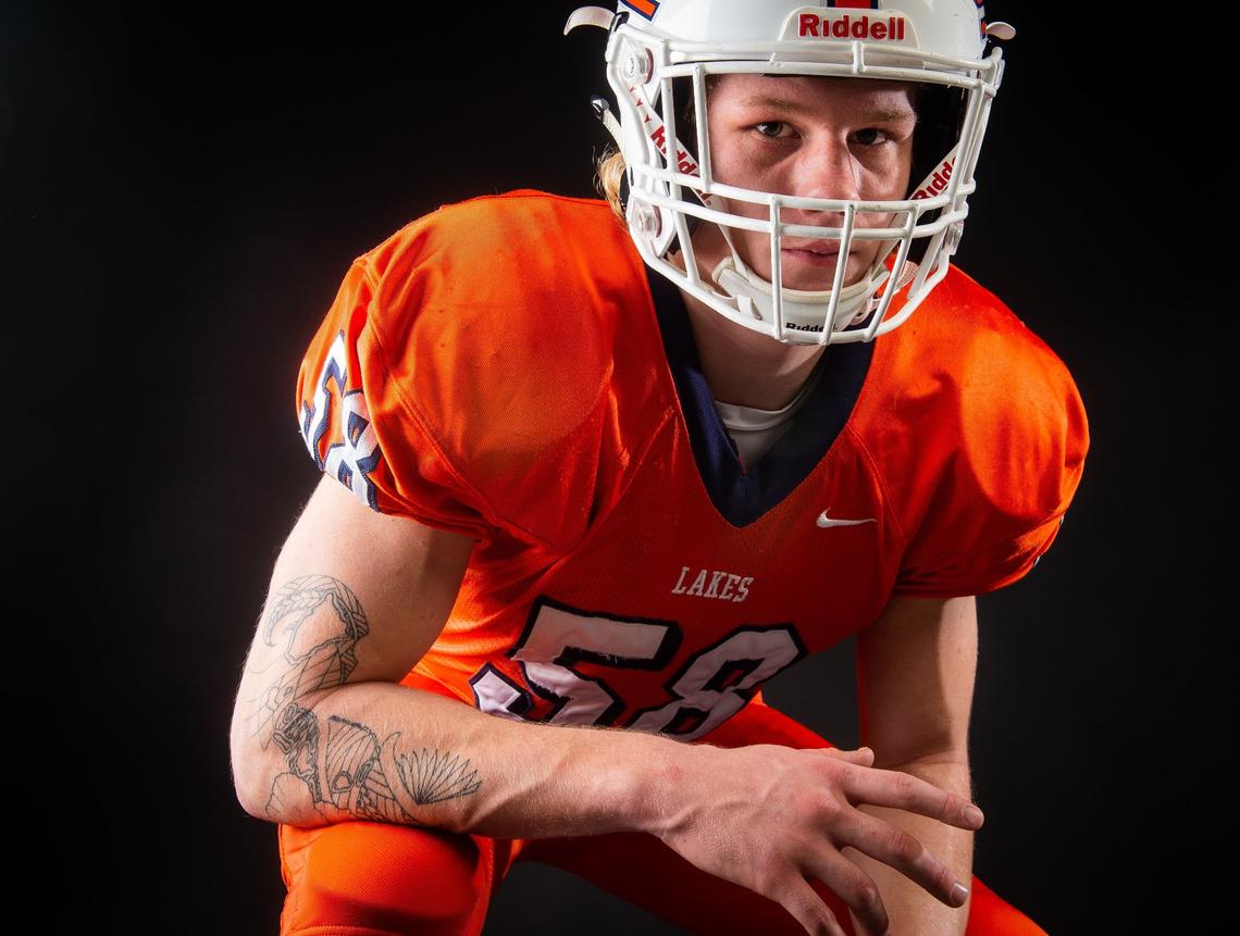 Lakes’ Alan Fischer photographed at the Tacoma News Tribune in Tacoma, Wash., on Sunday, Dec. 2, 2018.