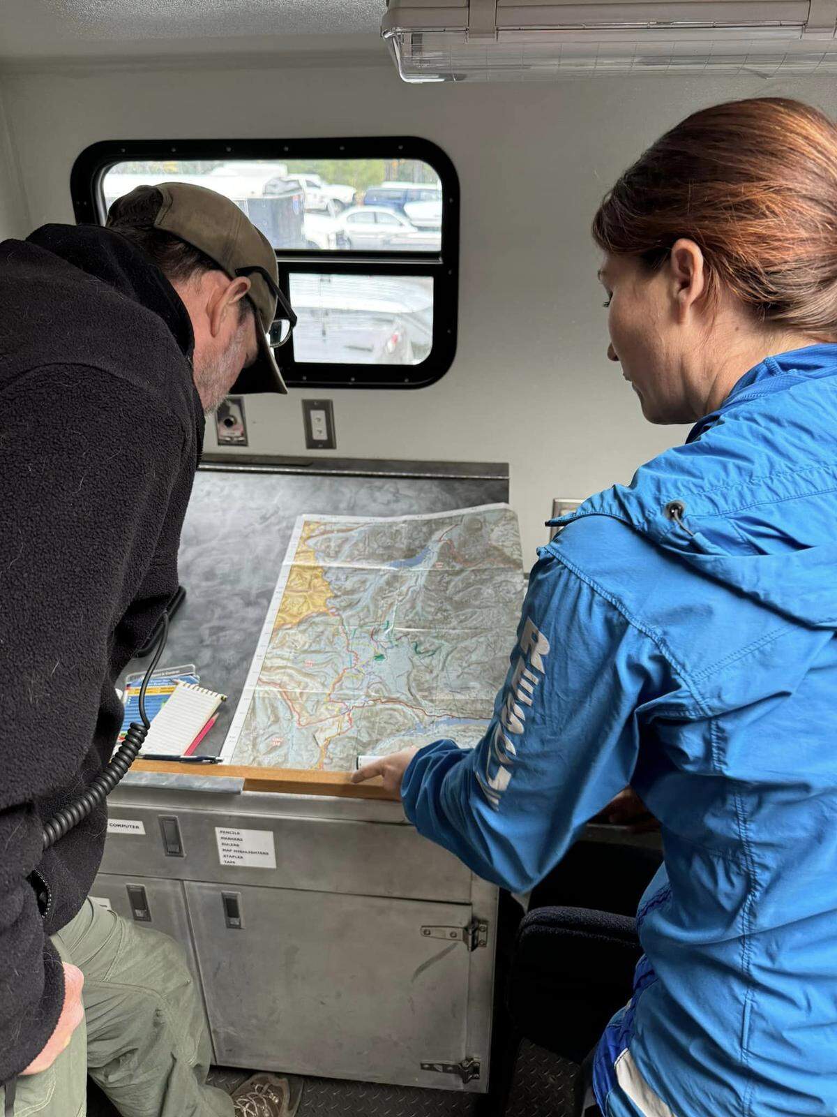 The Yakima County Sheriff’s Office assisted the Navy with the search of a Growler aircraft that crashed east of Mount Rainier on Oct. 15. Two crew members are still missing.