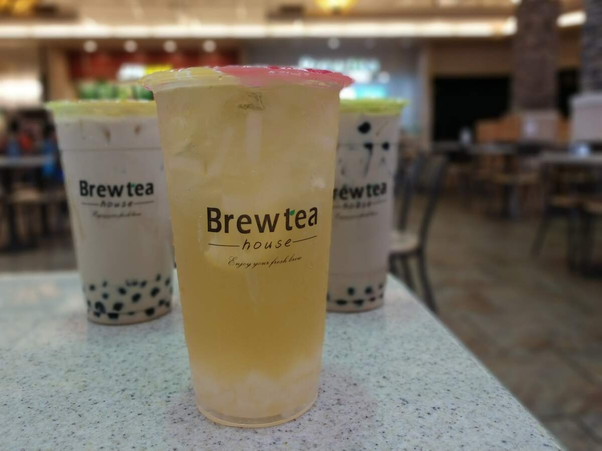 A trio of teas from Brewtea House in South Hill Mall.