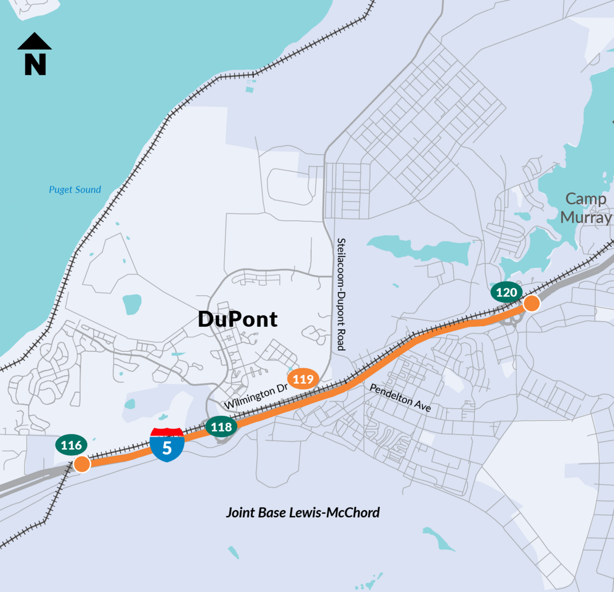 Road work will cause ramp closures on southbound Interstate 5 starting on June 26, 2026 in Steilacoom and DuPont.