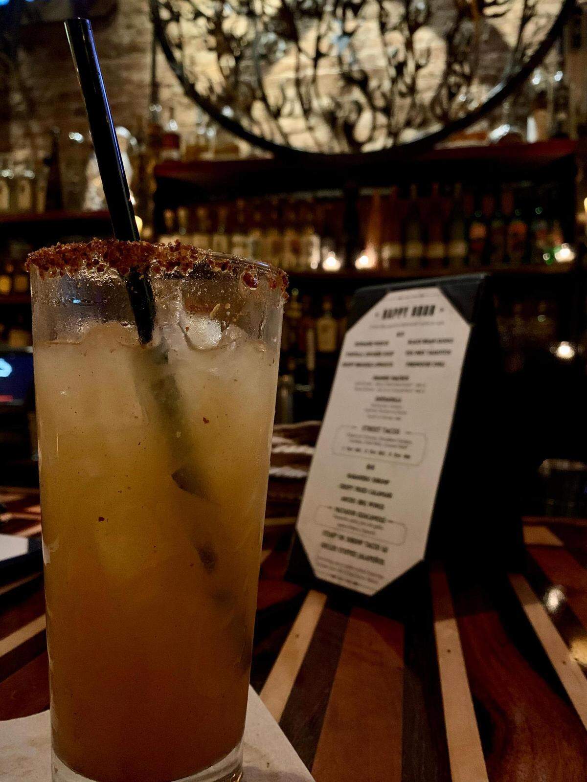 In 15 years at 721 Pacific Avenue, The Matador Tacoma has become known not only for its Mexican-inspired fare and extensive tequila selection but also cocktails. Pictured here, a tamarind margarita at the bar.