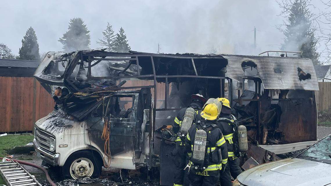 RV fire closes Sprague Street, officials | Tacoma News Tribune