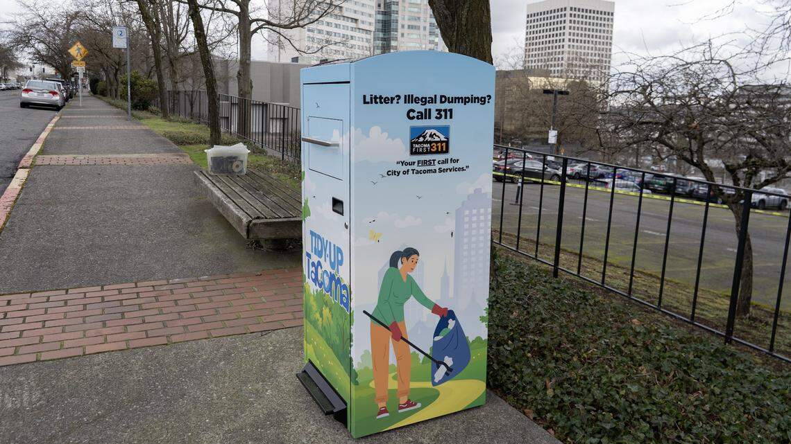 Tacoma to see 120 new public trash cans after community push for cleaner streets