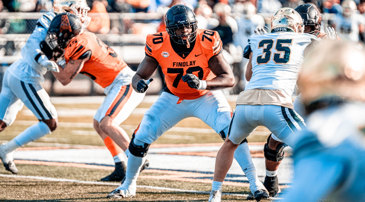 The Seahawks selected offensive tackle Mike Jerrell from the Division-II University of Findlay (Ohio) in the sixth round of the NFL draft on April 27, 2024.