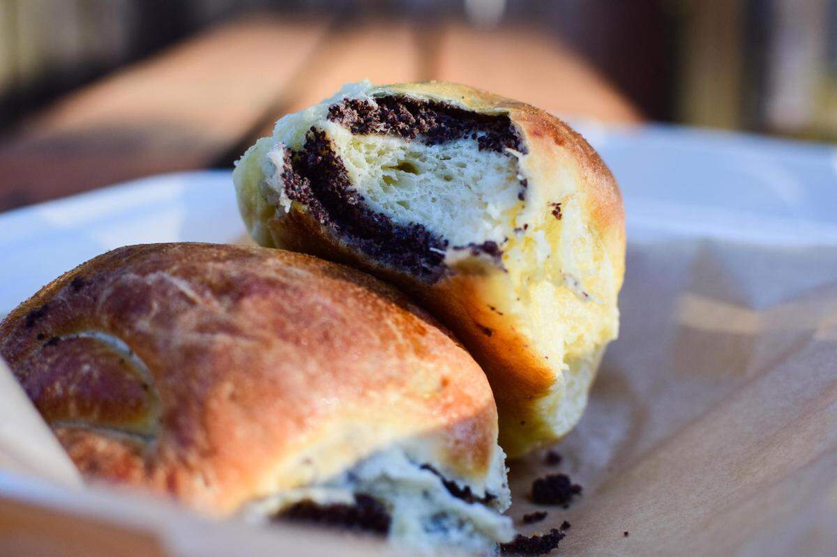 Pie Style Bakery in Auburn bakes traditional Ukranian pastries, like these poppyseed-filled piroshki.