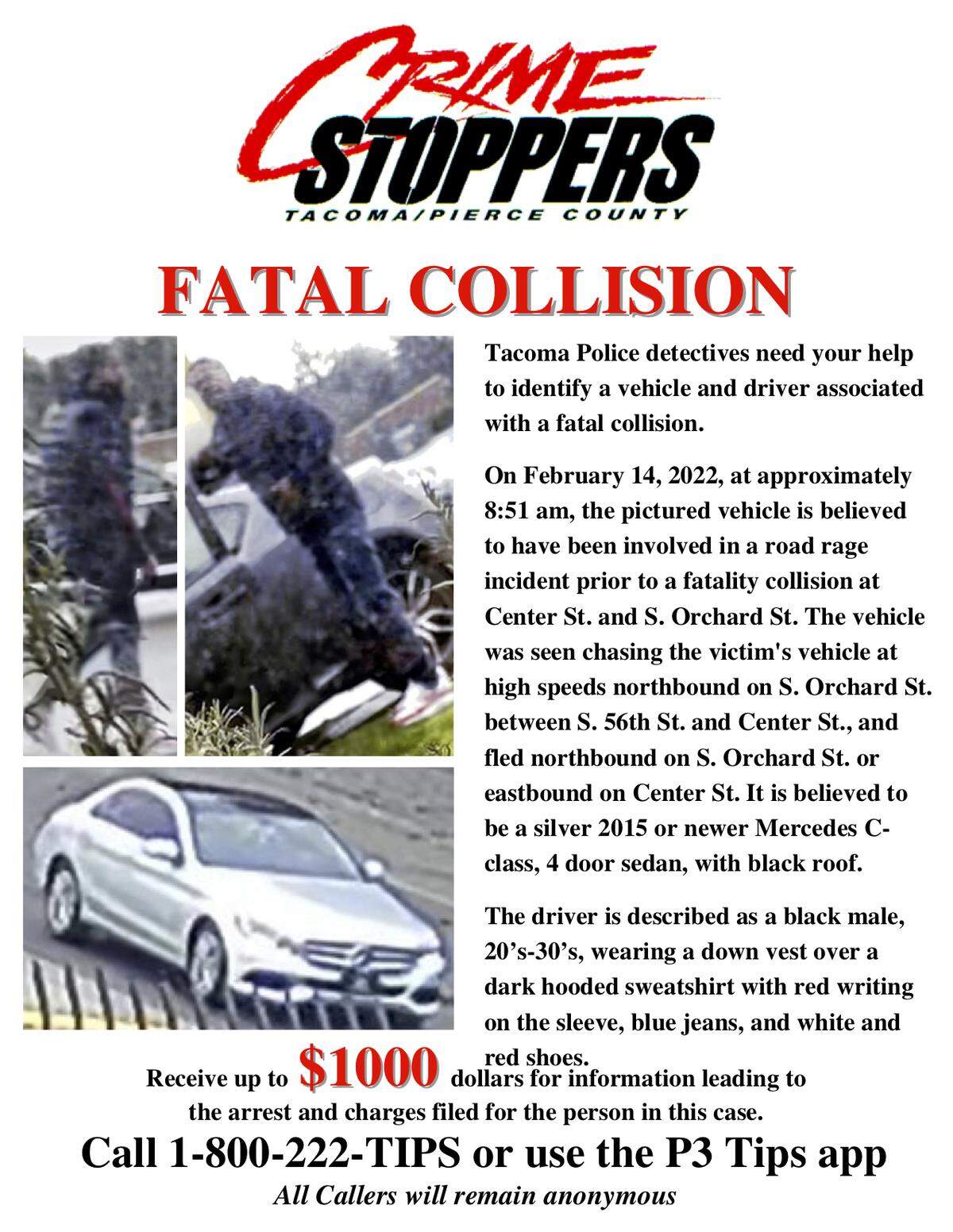 Crime Stoppers flyer