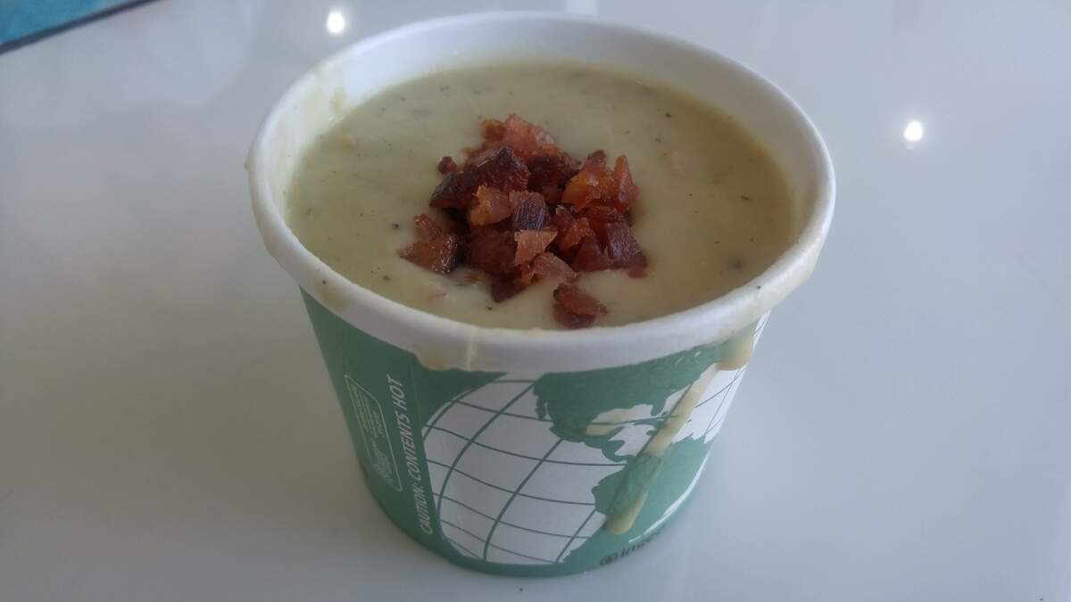The chowder at Fish Fish Fish.