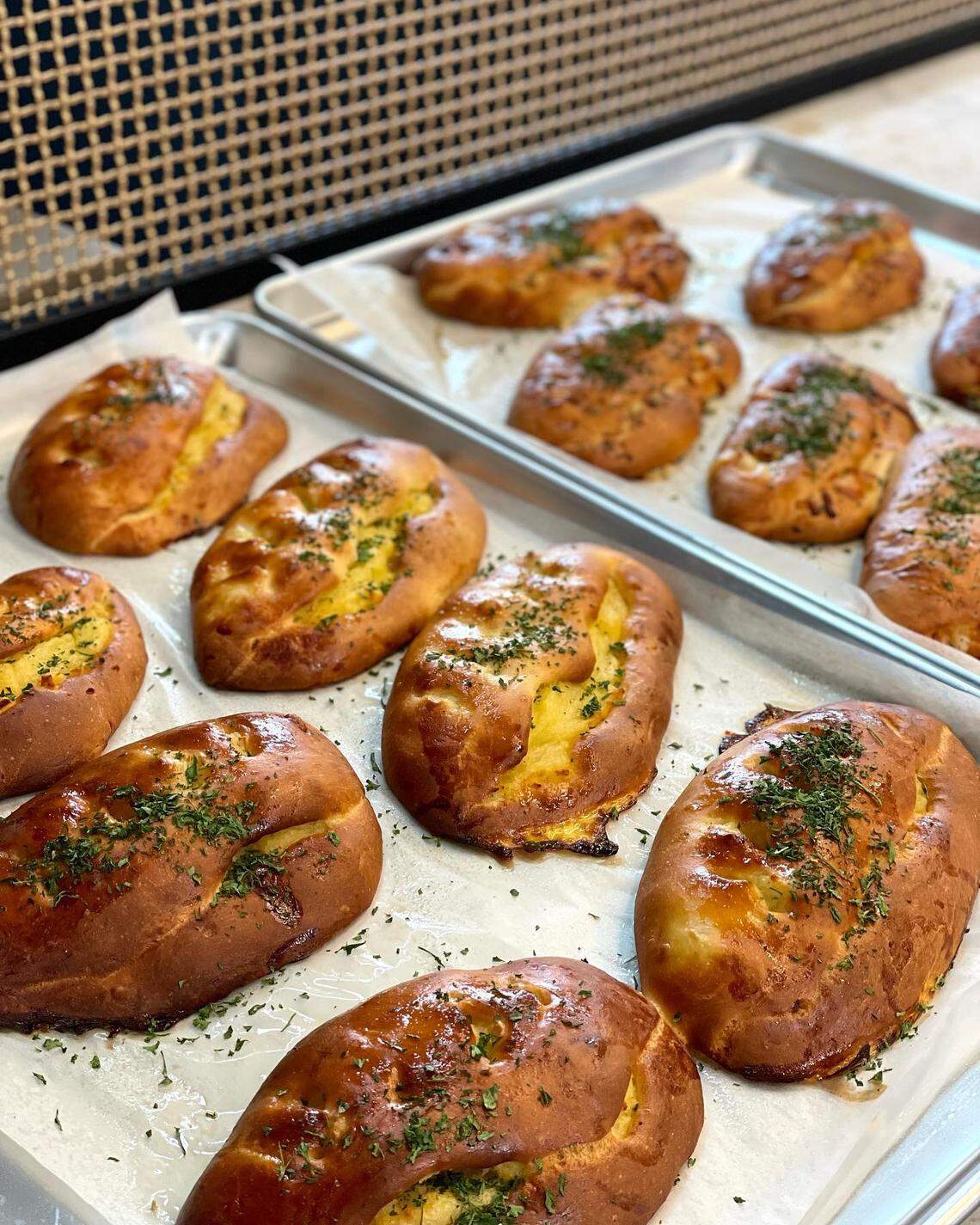 Zaya Cafe serves Ukranian specialties including sweet and savory piroshki, pierogi and other traditional pastries at the Waterfront Market in Ruston.