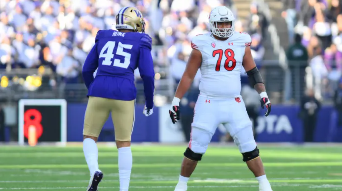 The Seahawks selected their second guard in three round of the NFL draft, Sataoa Laumea from Utah in round six on Saturday, April 27, 2024.