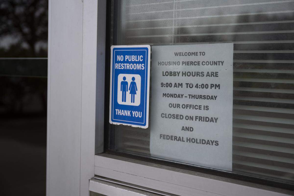 The Pierce County Housing Authority, on Tuesday, Oct. 28, 2025, in Puyallup, Wash.