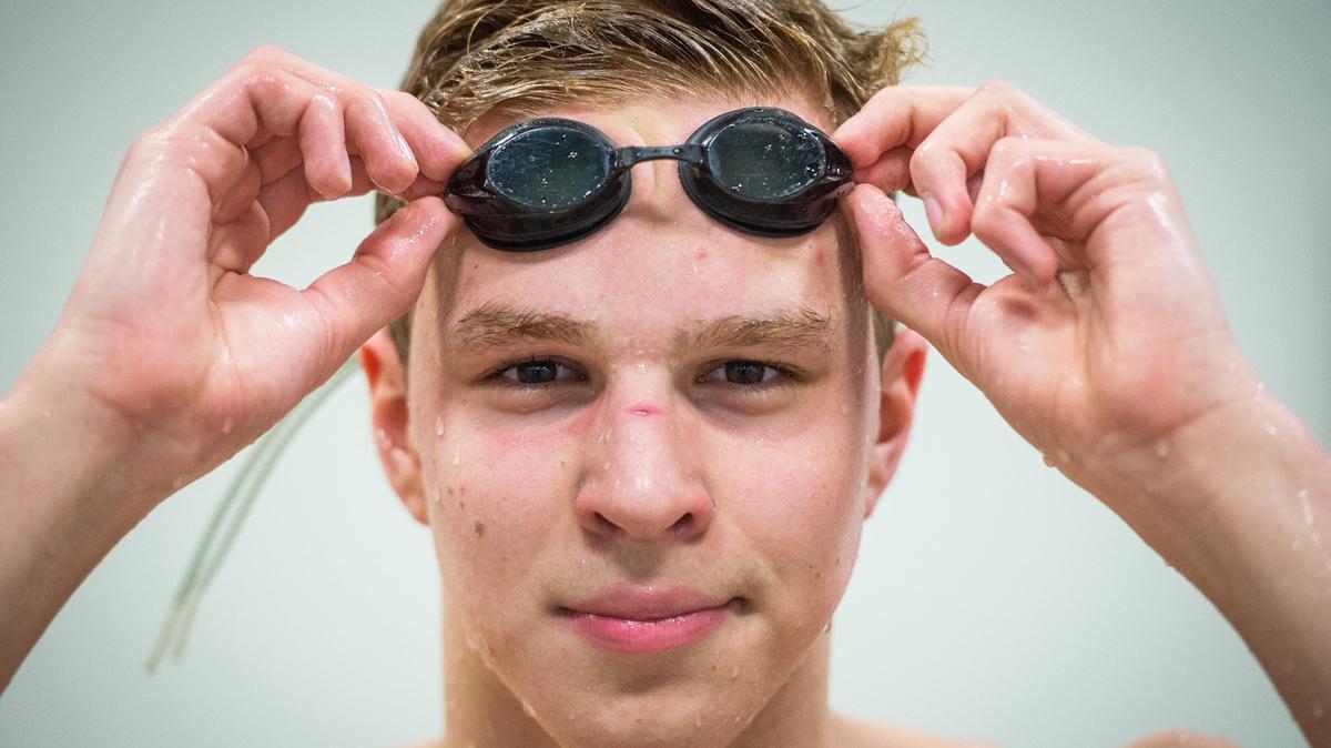 Curtis freshman Patrick Keough will be competing at state this month. Photographed at the Morgan Family YMCA in Tacoma, Wash., on Tuesday, Feb. 12, 2019.
