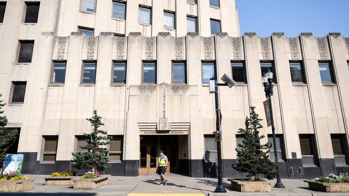 The Tacoma Municipal Building, on Thursday, Sept. 5, 2024, in Tacoma, Wash.