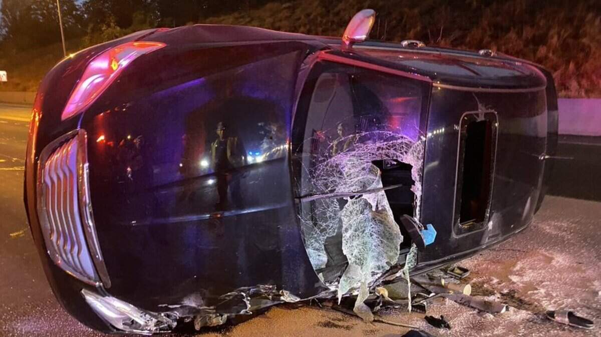 A driver sustained minor injuries after a two-vehicle collision on I5 on Friday, Aug. 23, 2024.